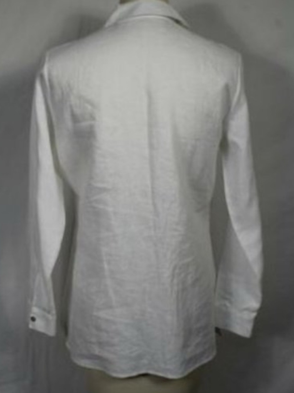 100% Irish Linen & Lace button up shirt S - Picture 4 of 12